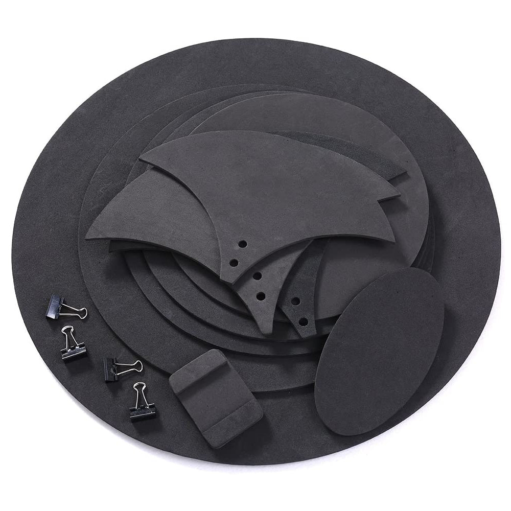 10Pcs Drum Mute Pads Set for Snare and Bass Drum Practice