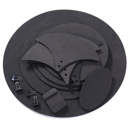 10Pcs Drum Mute Pads Set for Snare and Bass Drum Practice