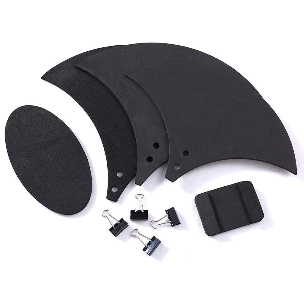 10Pcs Drum Mute Pads Set for Snare and Bass Drum Practice