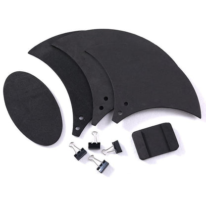 10Pcs Drum Mute Pads Set for Snare and Bass Drum Practice