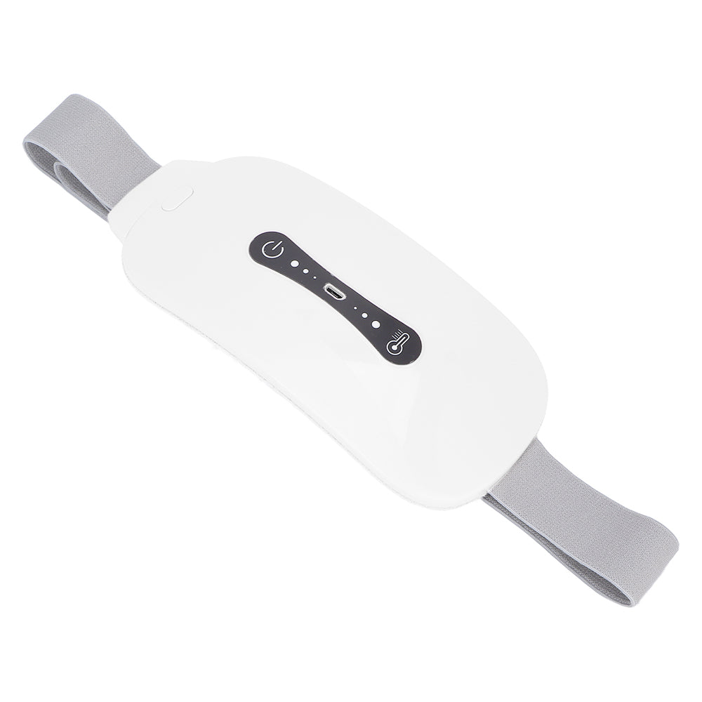 Heating Pad for Cramps USB?Period?Pain?Relief?Heating?Belt Massager -White