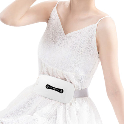 Heating Pad for Cramps USB?Period?Pain?Relief?Heating?Belt Massager -White