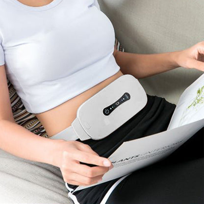 Heating Pad for Cramps USB?Period?Pain?Relief?Heating?Belt Massager -White
