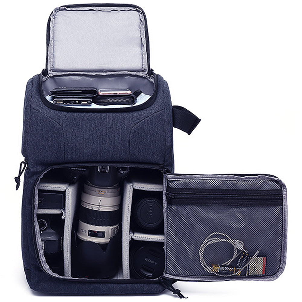 Dslr Camera Backpack for Photography and Laptop Travel Use -Navy