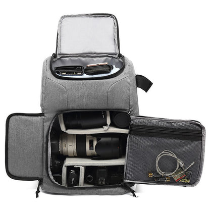 Dslr Camera Backpack for Photography and Laptop Travel Use -Grey