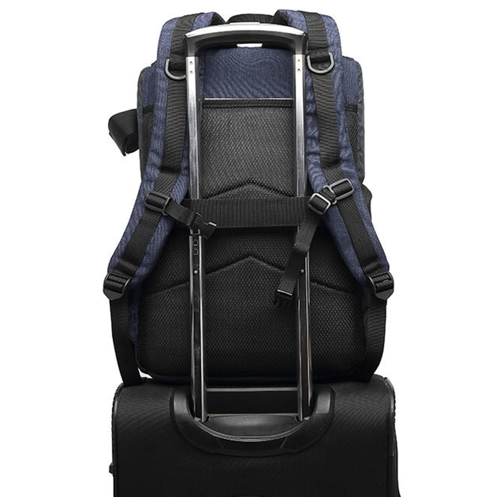 Dslr Camera Backpack for Photography and Laptop Travel Use -Navy