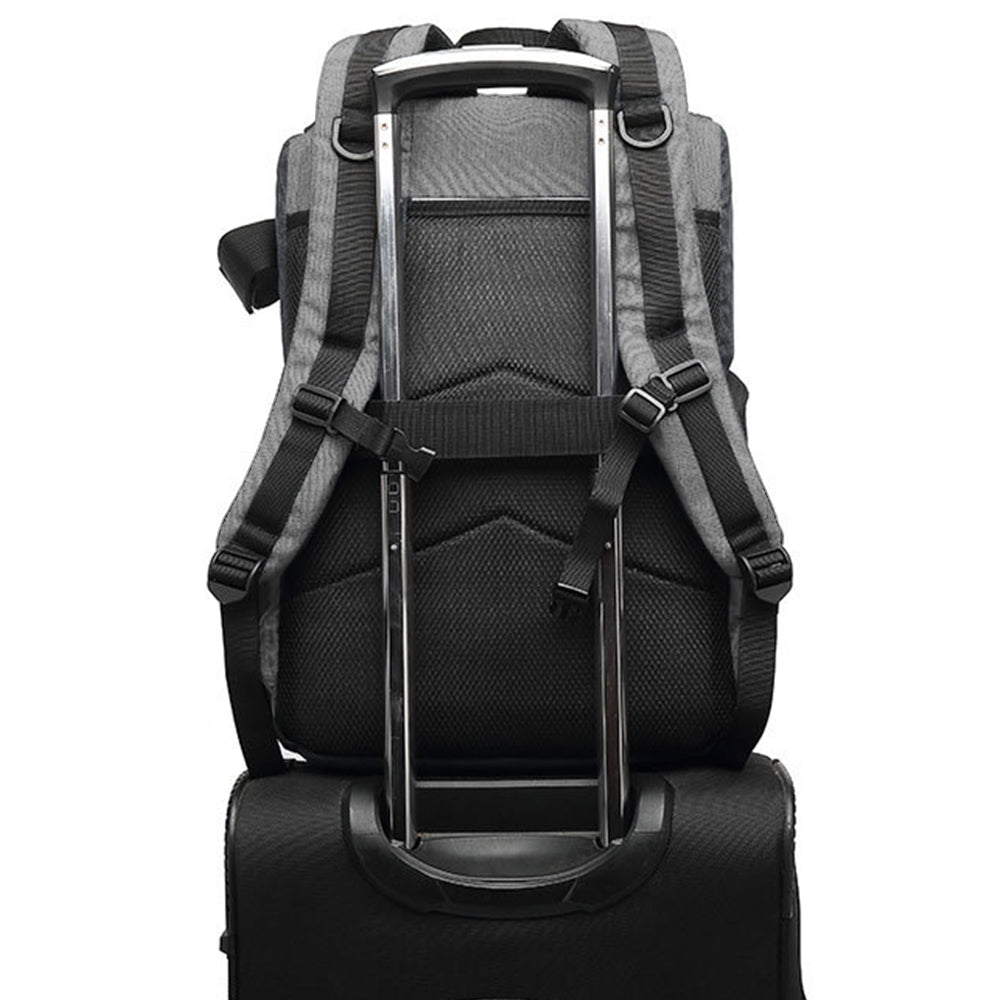 Dslr Camera Backpack for Photography and Laptop Travel Use -Grey