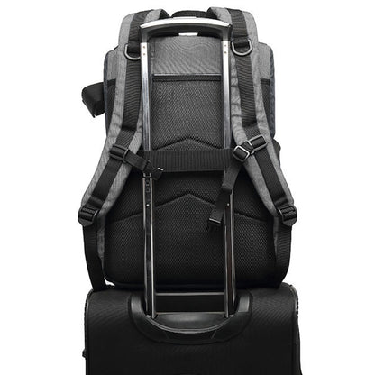 Dslr Camera Backpack for Photography and Laptop Travel Use -Grey