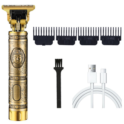 Hair Clippers for Men Electric Hair Trimmer Clippers Beard Trimmer Shaver Hair Cutting Kit -Buddha head