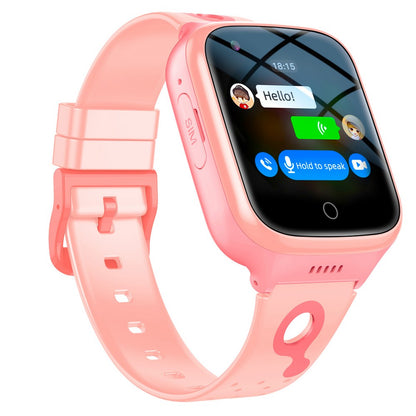Smart Watch 4G SOS Call Video Chat Children Smartwatches Compatible with Android iOS -Pink