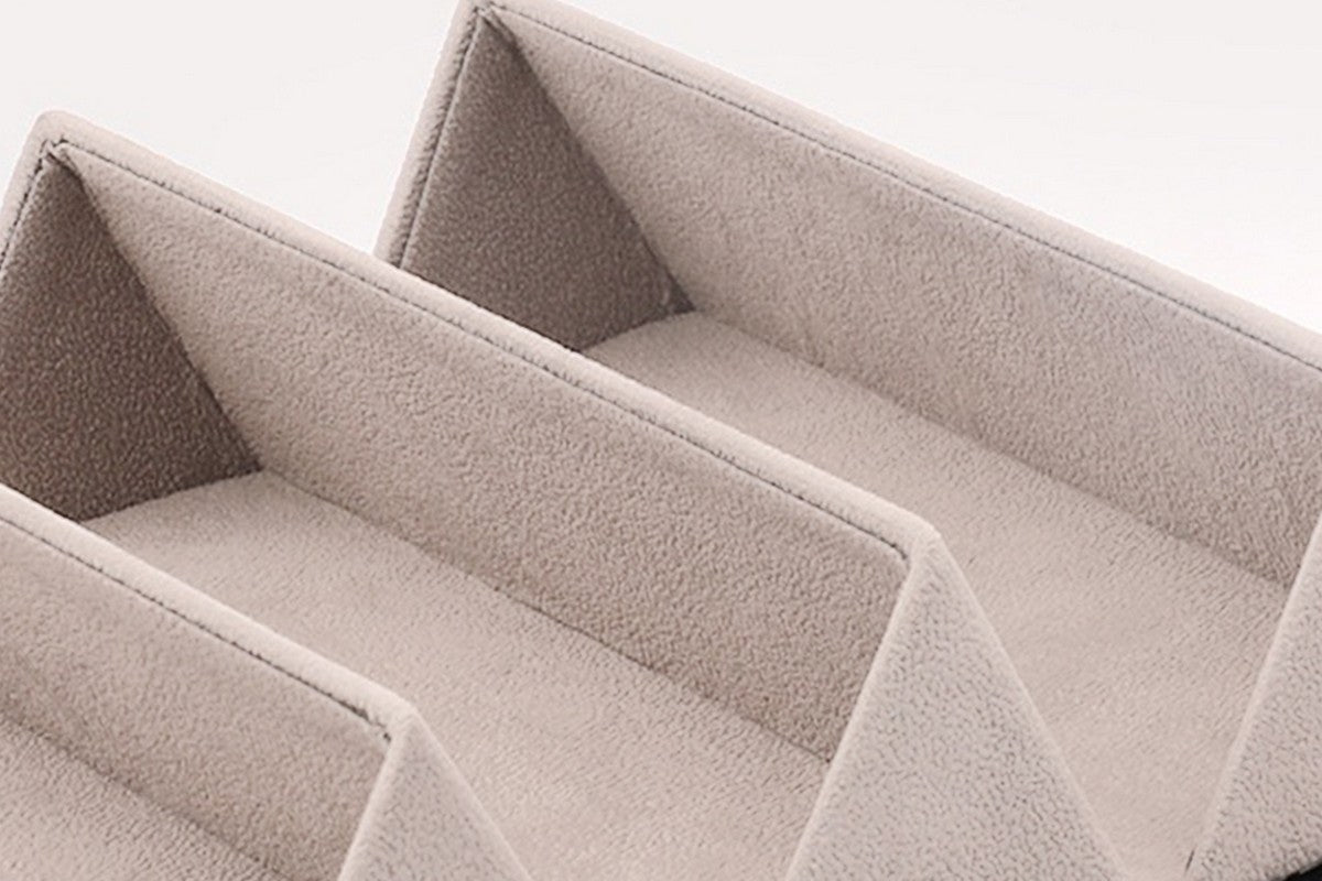 Sunglasses Organizer 3 Slots Hanging Glasses Case Multiple Pairs Eyeglasses Storage Box for Home Travel Outdoor-Style 1