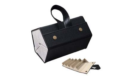 Sunglasses Organizer 5 Slots Hanging Glasses Case Multiple Pairs Eyeglasses Storage Box for Home Travel Outdoor-Style 3