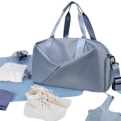 Travel Duffle Bags Portable Luggage Bag -Blue