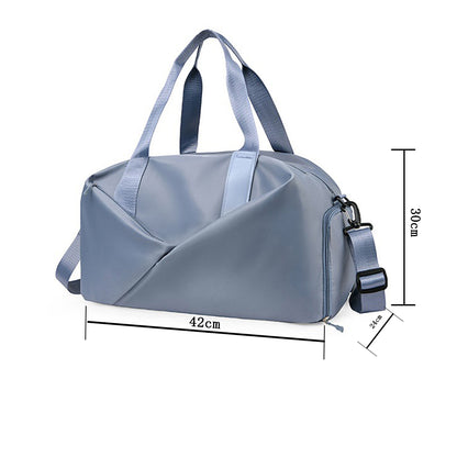 Travel Duffle Bags Portable Luggage Bag -Blue
