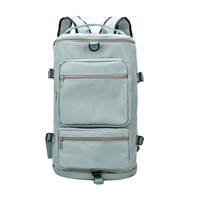 Travel Duffel Backpack Large Sports Gym Bag with Shoe Compartment for Men and Women -Green