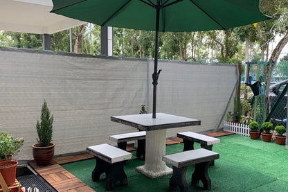 500x90cm Privacy Screen Fence For Garden Backyard Patio Waterproof And UV-Resistant-Grey