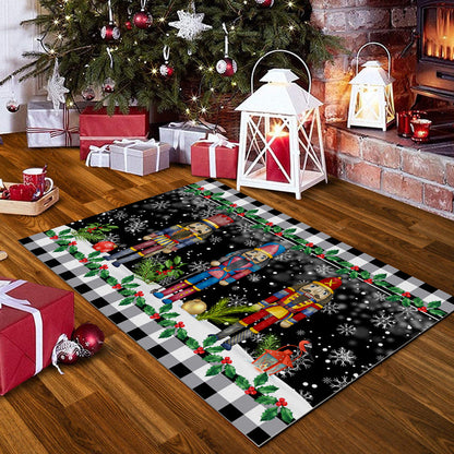 Christmas Nutcracker Doormat Indoor Outdoor Floor Mat Christmas Decoration 40x60cm -Style 2