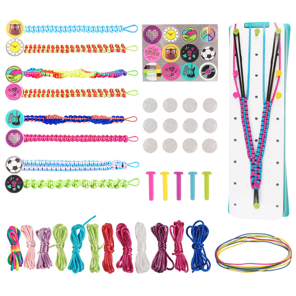 Girls DIY Braiding Bracelet Charm Bracelet Making Kit Jewellery Making Kit