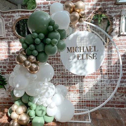 139pcs Balloons Kit Garland Birthday Party Wedding Baby Decoration -Green