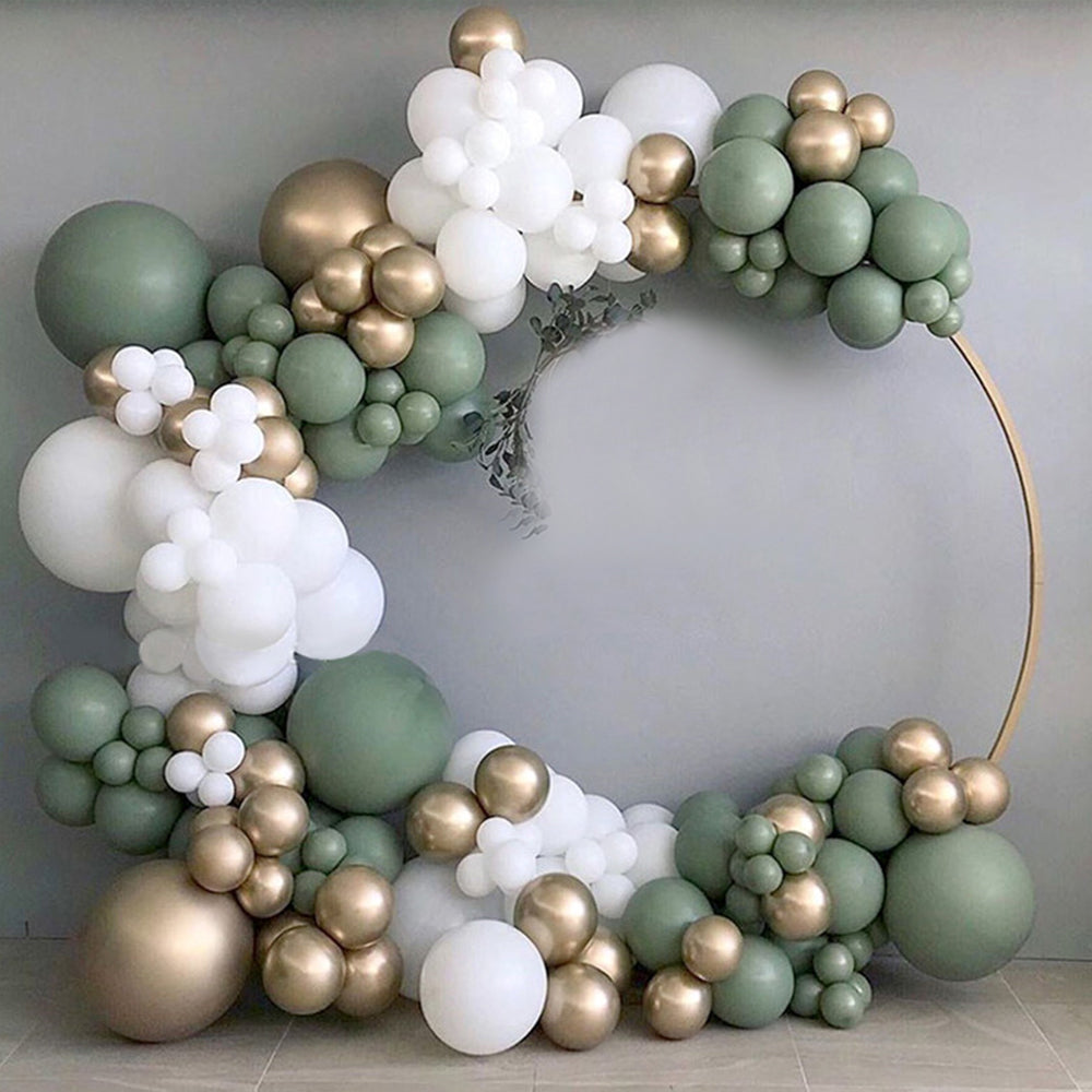 139pcs Balloons Kit Garland Birthday Party Wedding Baby Decoration -Green