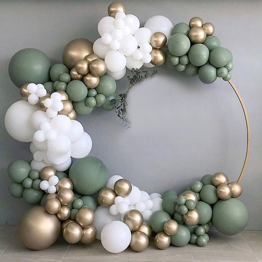 139pcs Balloons Kit Garland Birthday Party Wedding Baby Decoration -Green