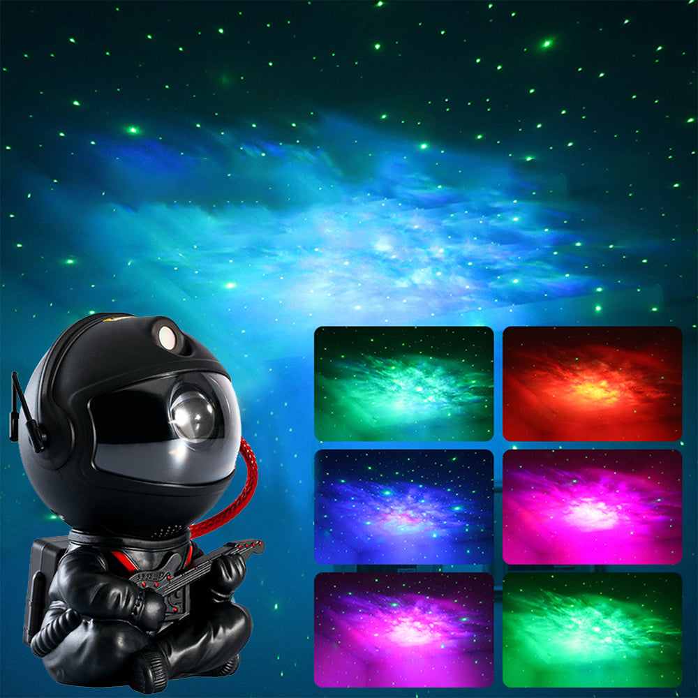 Astronaut Projector Galaxy Night Light Starry Sky Lamp for Bedroom Decor-Guitar