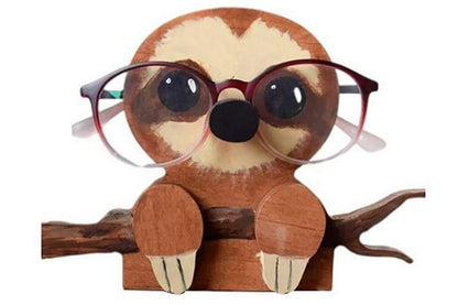 Animal Spectacle Holder Eyeglass Display Stand Sunglasses Holder Home Decoration-Sloth