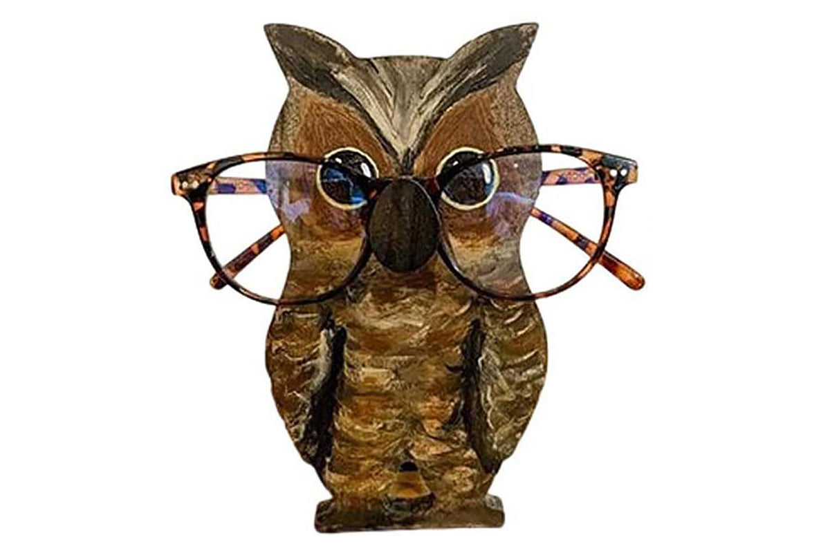 Animal Spectacle Holder Eyeglass Display Stand Sunglasses Holder Home Decoration-Owl