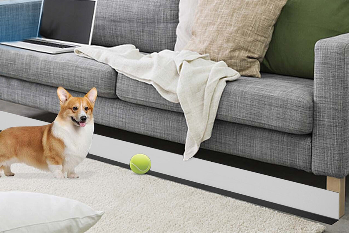 Under Couch Blocker Stop Things Going Under Sofa or Bed-Clean