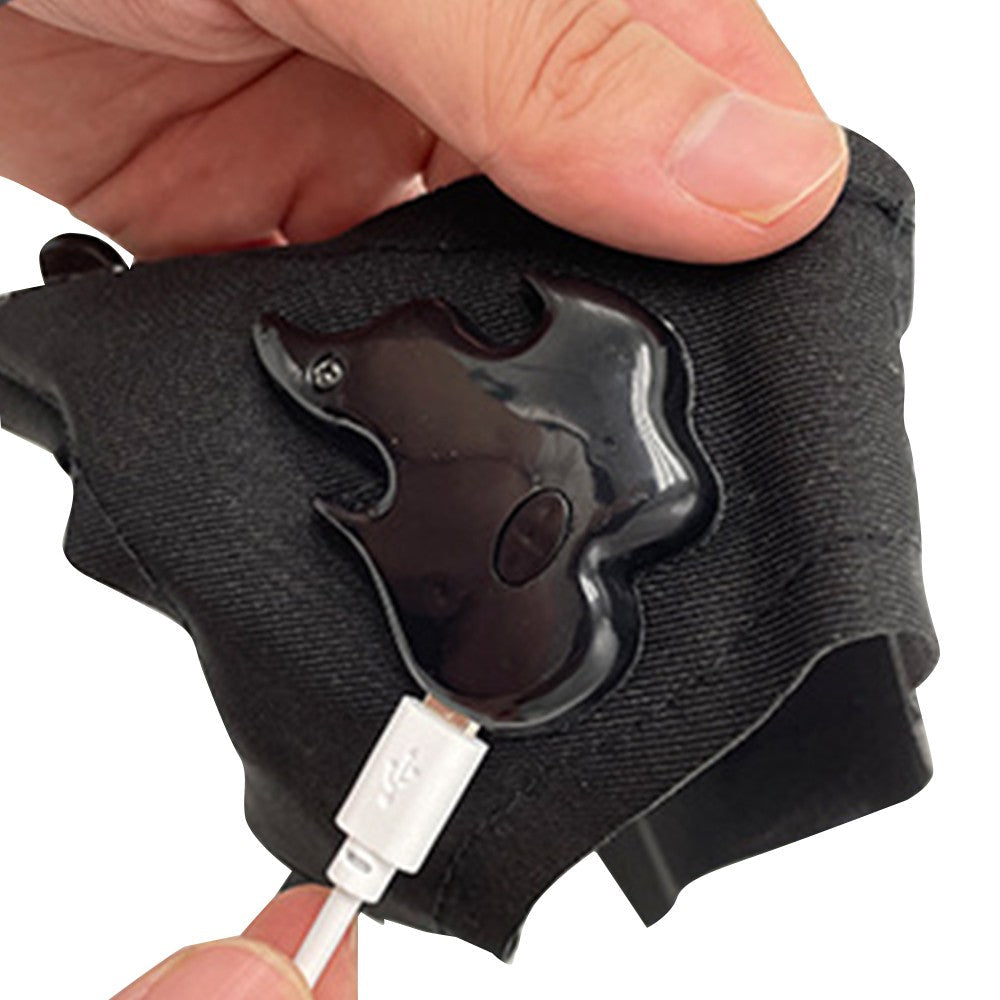 One Pair of Outdoor Night Light Waterproof Fishing Flashlight Gloves