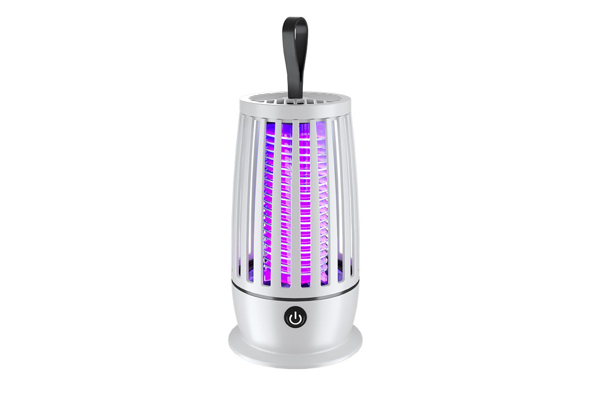 LED Electric Mosquito Killer Lamp USB Fly Trap Insect Bug Zapper Catcher-White