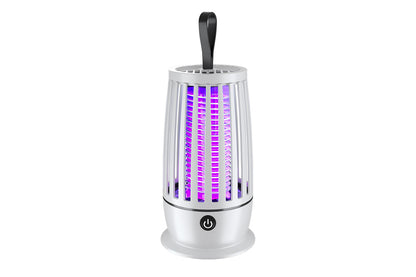 LED Electric Mosquito Killer Lamp USB Fly Trap Insect Bug Zapper Catcher-White