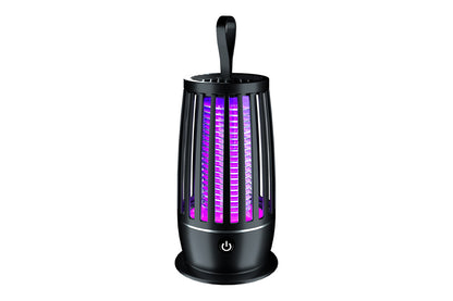 LED Electric Mosquito Killer Lamp USB Fly Trap Insect Bug Zapper Catcher-Black