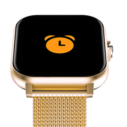Smart Watches for Men Women Heart Rate Touch Screen Fitness Tracker for iPhone Android Bluetooth -Gold