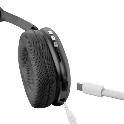 Gaming Headset Wireless Headset P9 Wireless Headphones TWS Earphones Noise Reduction Headset -Black