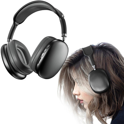 Gaming Headset Wireless Headset P9 Wireless Headphones TWS Earphones Noise Reduction Headset -Black