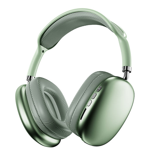 Gaming Headset Wireless Headset P9 Wireless Headphones TWS Earphones Noise Reduction Headset -Green