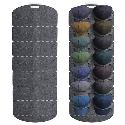 14 Pockets Baseball Hat Rack Hat Storage Caps Organizer for Baseball Caps Collection