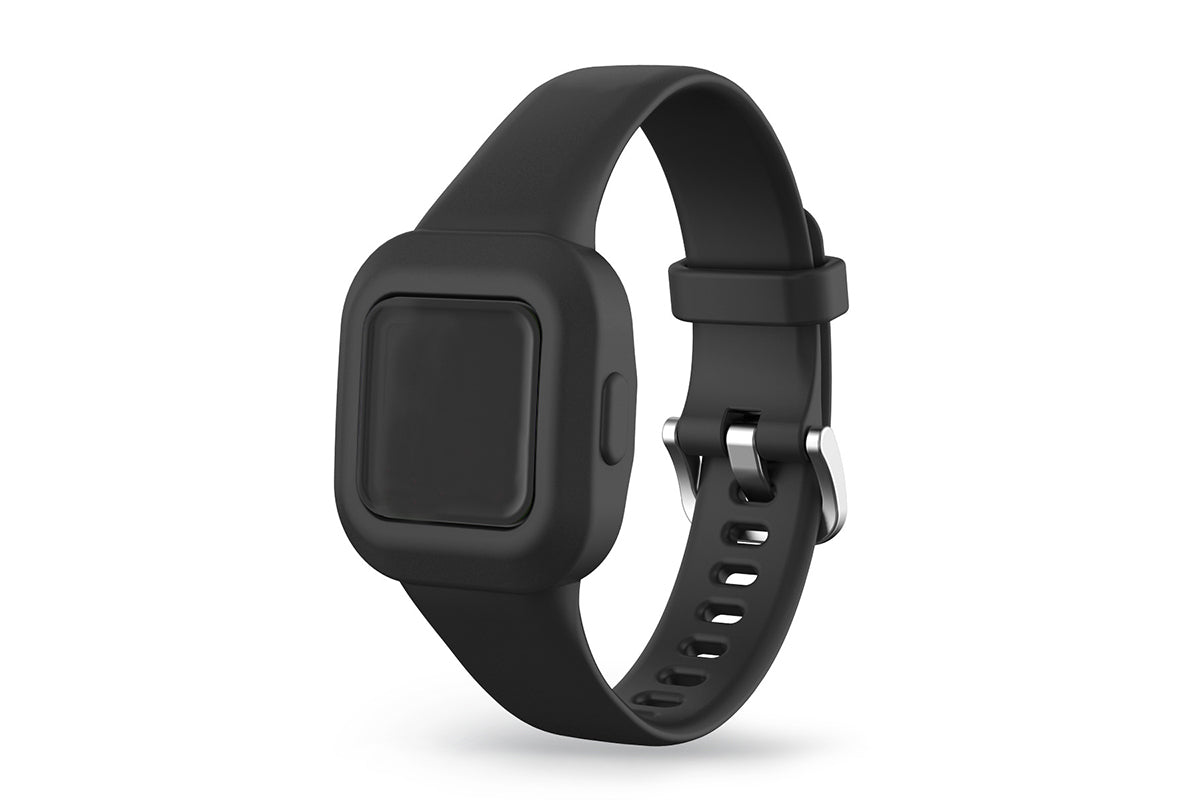 Replacement Silicone Band Straps Fitness Wristband Tracker Compatible with Garmin Vivofit Jr 3 Bands-Black