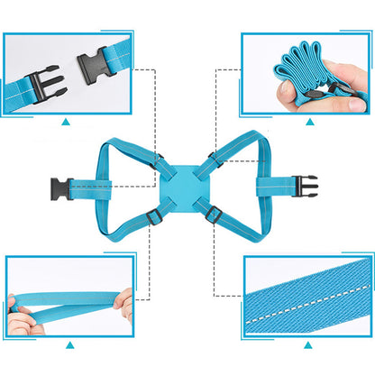 Adjustable Travel Luggage Strap Bag Bungees Elastic Suitcase Belt with Buckles for Add a Bag -Blue