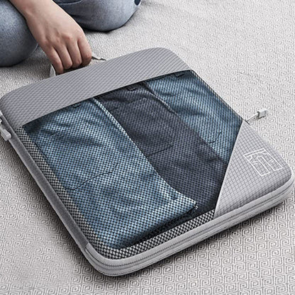 6 Set Compression Packing Cubes Travel Accessories Expandable Packing Organizers -Grey