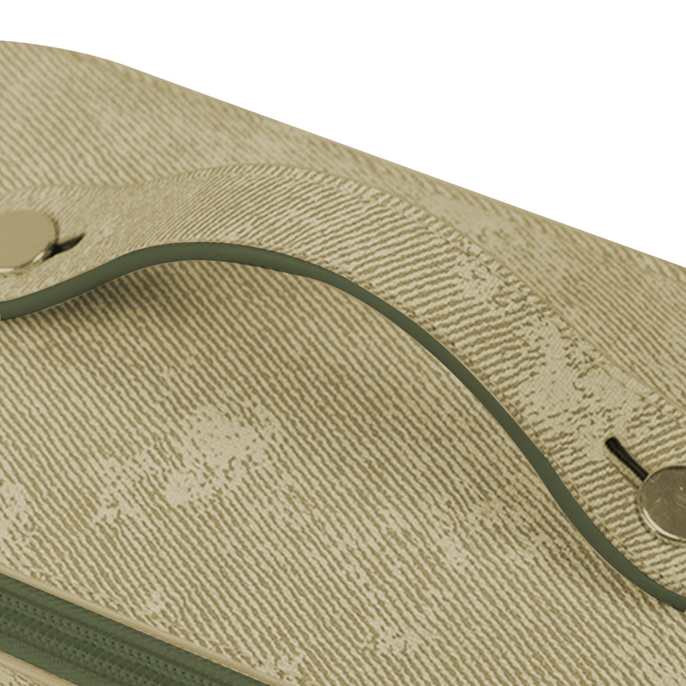 Large Opening PU Leather Makeup Bag -Green