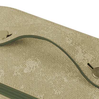 Large Opening PU Leather Makeup Bag -Green