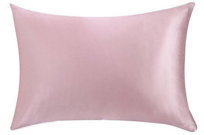 2pcs Both Sides Mulberry Silk Pillowcase Silk Pillow Case Pillow Cover with Hidden Zipper-Purple