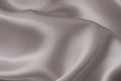 2pcs Both Sides Mulberry Silk Pillowcase Silk Pillow Case Pillow Cover with Hidden Zipper-Grey