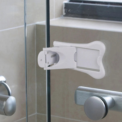 4Pcs Sliding Door Lock Child Safety Sliding Window Lock Double Sided Tape Easy Install