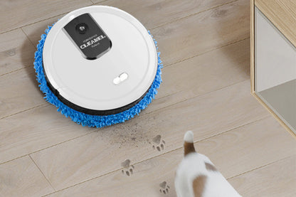 2 in 1 Mopping Robot Vacuum Cleaner with UV Spray Humidification-White
