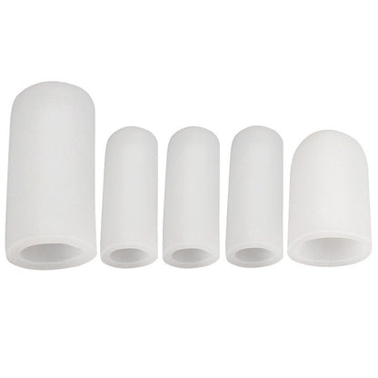 5Pcs Toe Sleeve Toe Cap Cover Protector Finger Tube