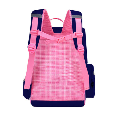 Child Kids Girls Unicorn Shoulders Backpack Travel School Bags Rucksack - Blue