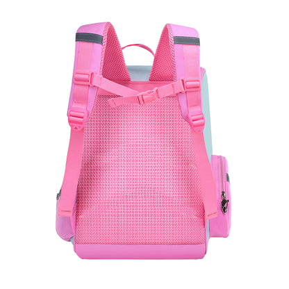 Child Kids Girls Unicorn Shoulders Backpack Travel School Bags Rucksack - Pink